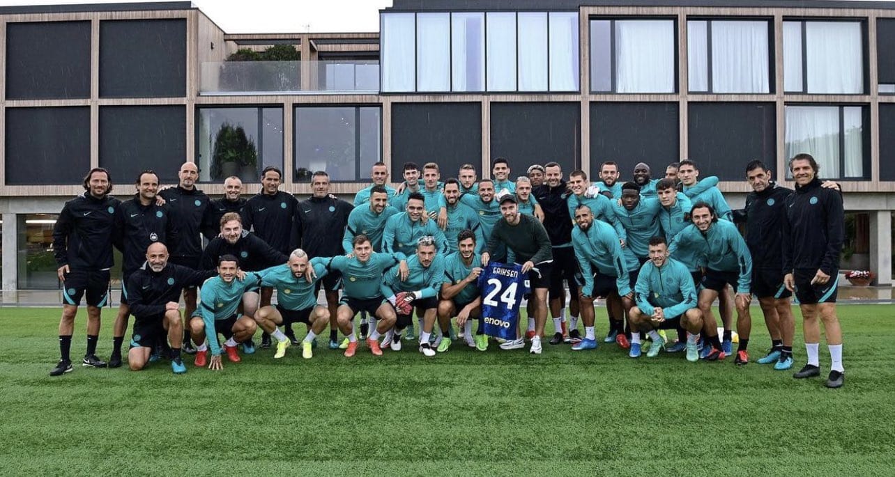 La felicidad de Vidal tras el retorno de Eriksen: “Ojalá Dios quiera estés pronto con nosotros”