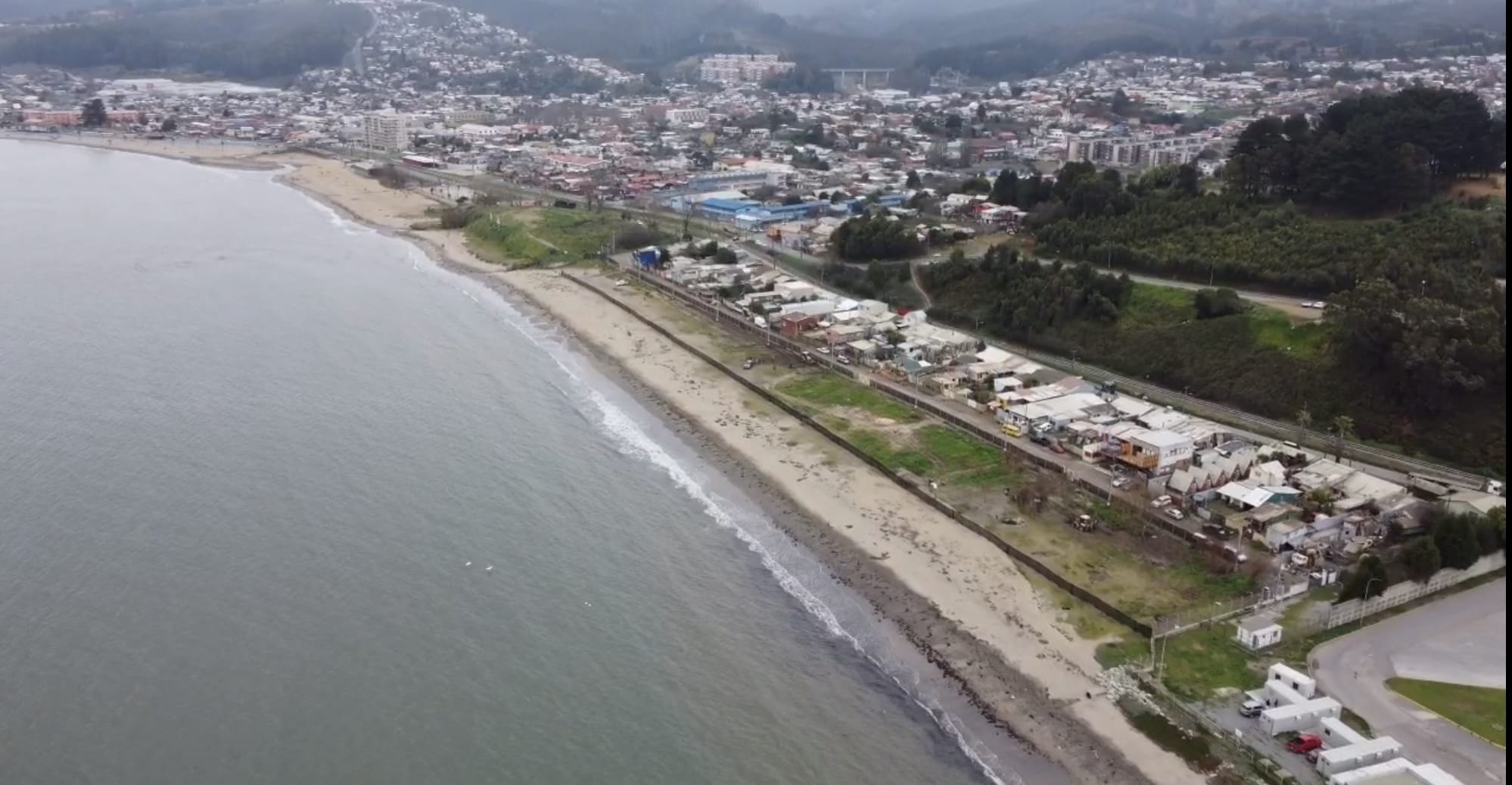 El primer semestre de este año termina la construcción del borde costero de Penco