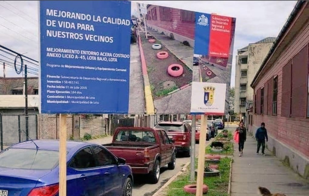 Tras polémica por millonario mejoramiento de aceras en Lota aclaran destino de fondos