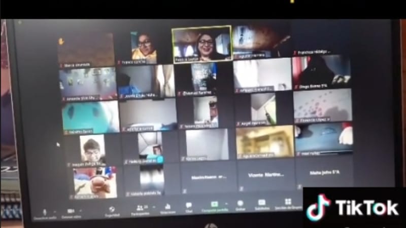 Profesora se hace viral tras realizar ingeniosa broma a sus alumnos por Zoom