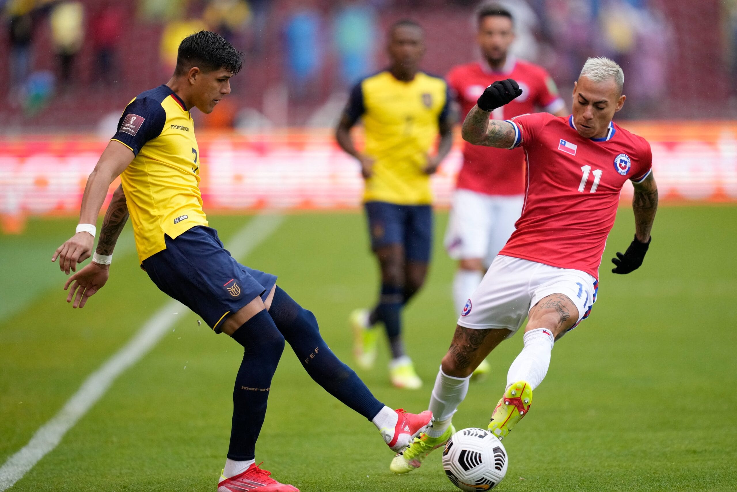 La Selección Chilena tomó el protagonismo en Quito frente a Ecuador