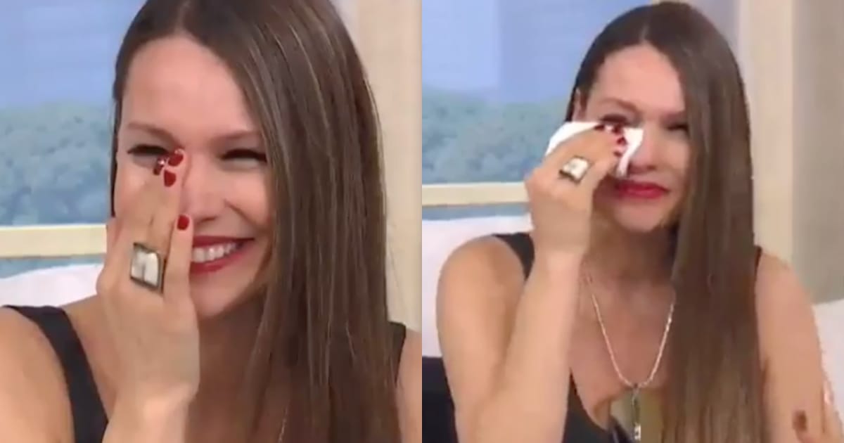 Pampita no aguantó las lágrimas en TV previo a homenaje de su hija Blanca