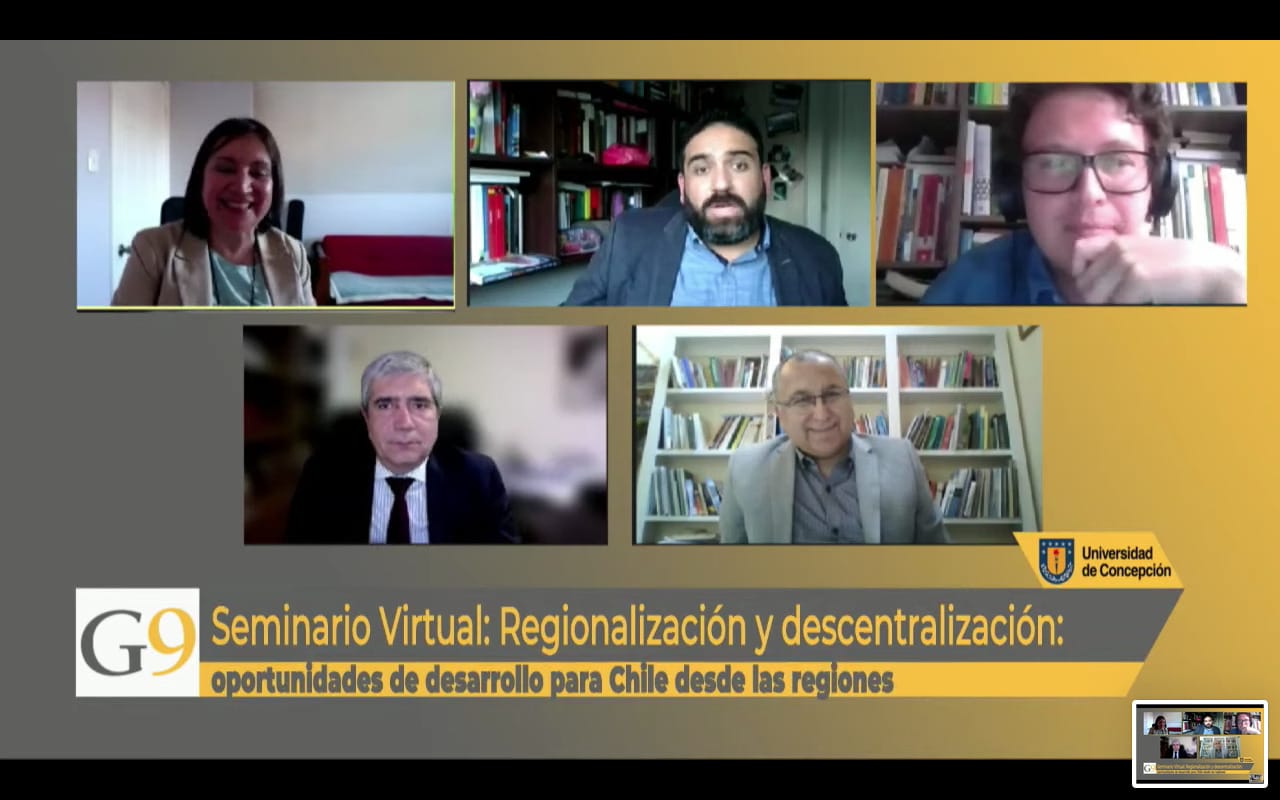 Seminario de la Red G9 abordó la  descentralización ante proceso constituyente