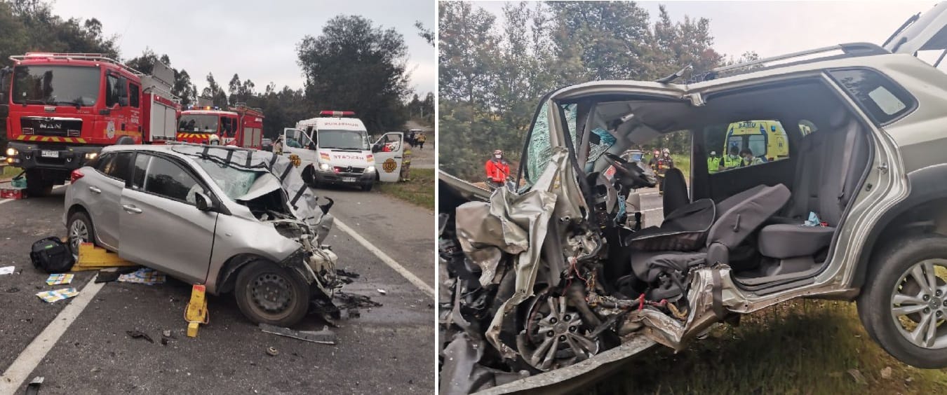 Tragedia familiar enluta a Talcahuano: Madre e hijo de 4 años murieron en accidente vehicular en Tomé