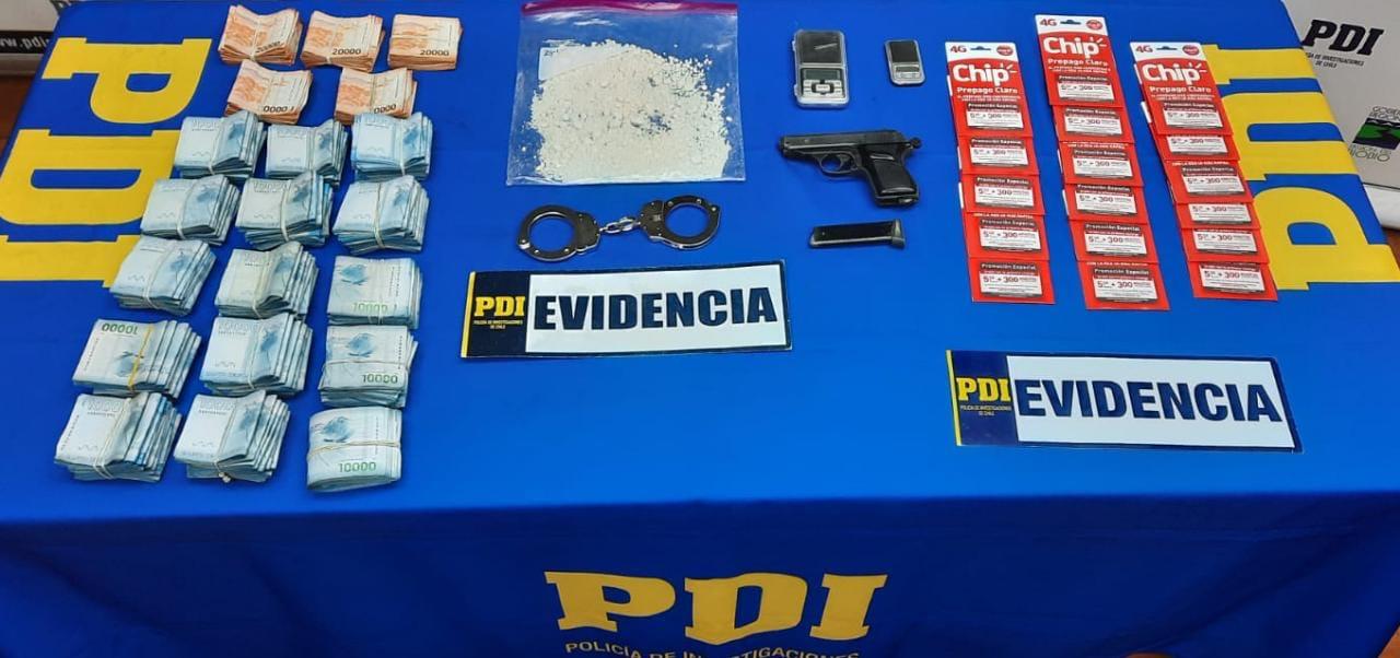 Detienen por tráfico en Hualpén a sujeto que tenía prohibido entrar al país