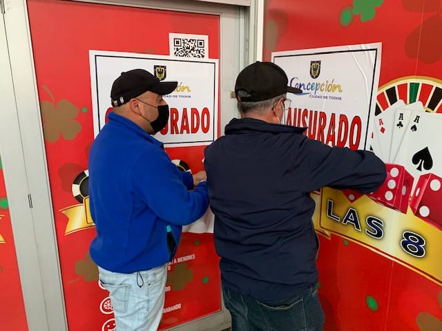 Clausuran 15 locales “tragamonedas” en Concepción