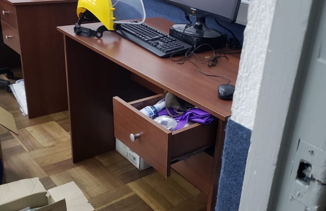 Registran enorme ratón en dependencia utilizada por personal de Salud que enfrenta el Covid en Concepción