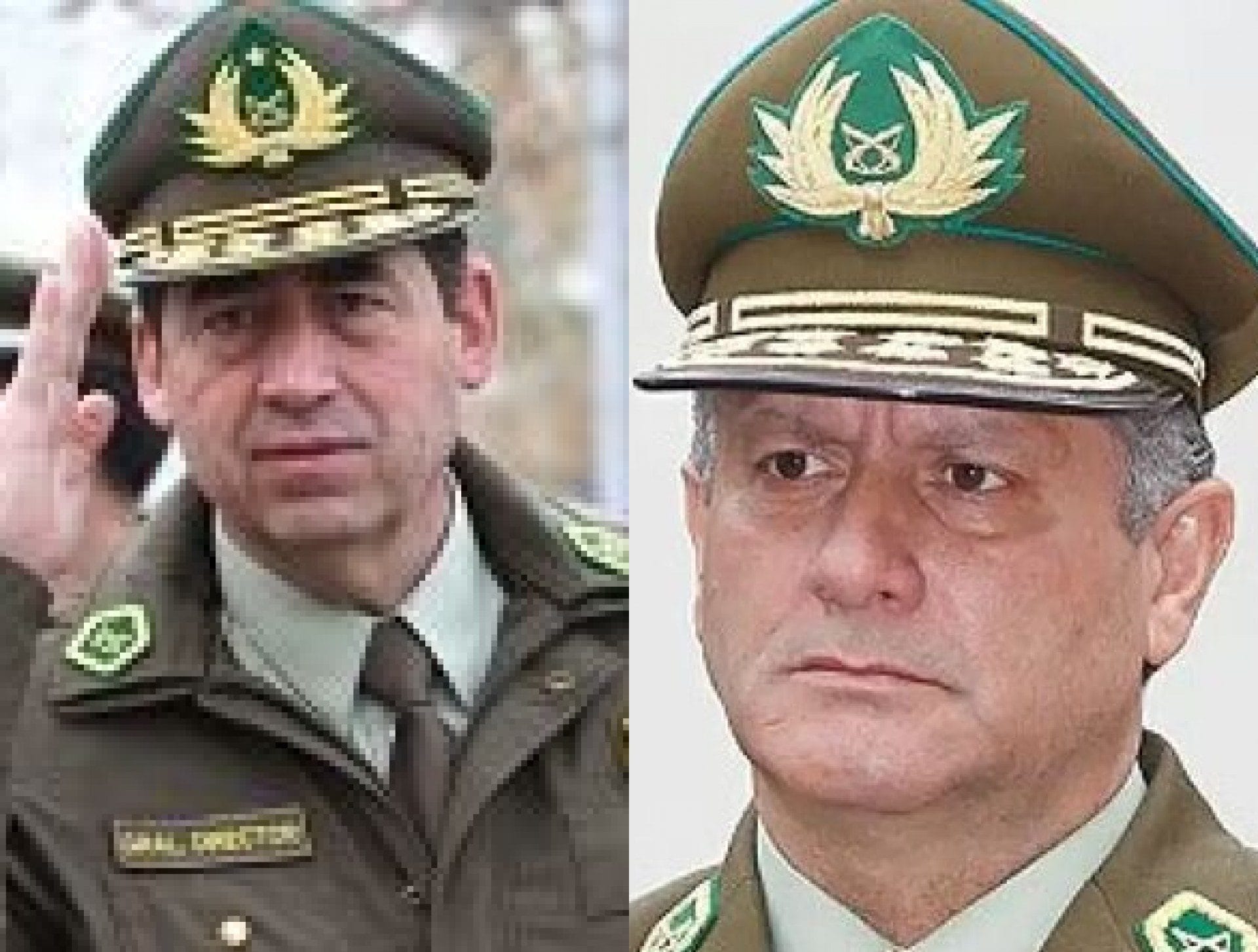 Decretan prisión preventiva para ex generales de Carabineros González Jure y Villalobos
