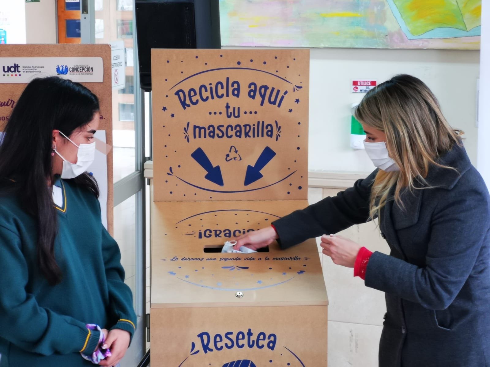 Concepción será la primera ciudad en Chile en reciclar las mascarillas