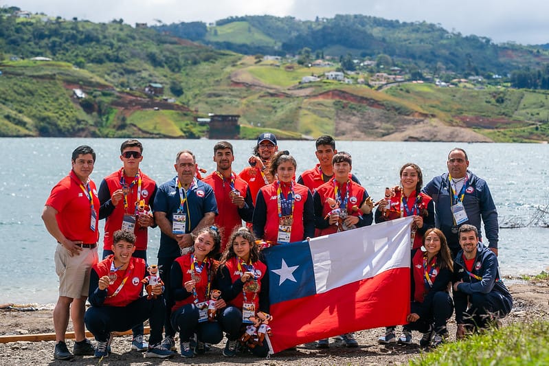 Equipo de canotaje del Biobío destacó en el Panamericano de Cali