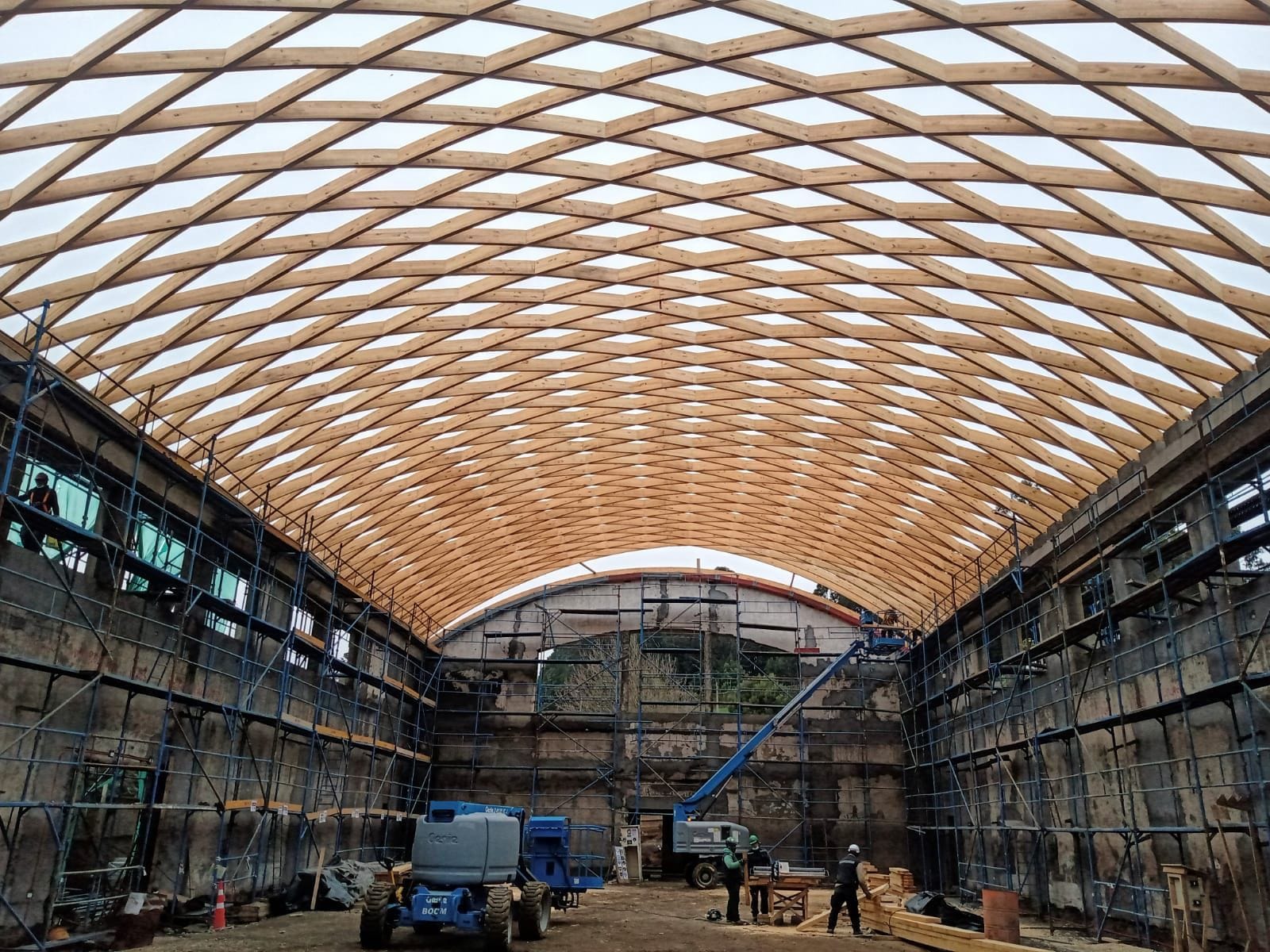 Gimnasio Schwager está en su última etapa de reconstrucción