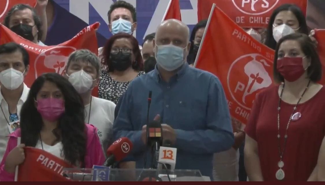 Partido Socialista le entrega su apoyo a Gabriel Boric en segunda vuelta