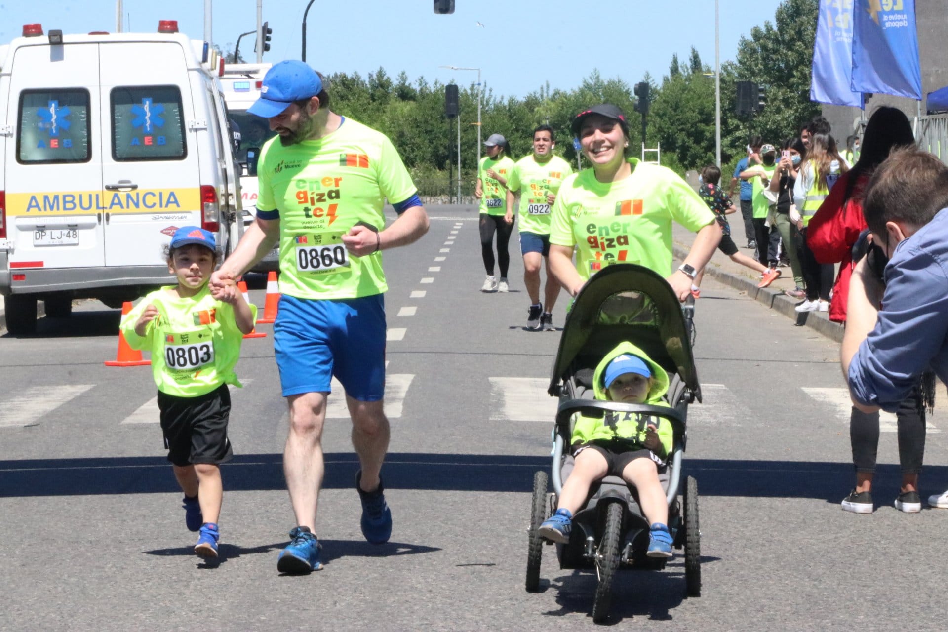 600 personas participaron del regreso de las corridas deportivas presenciales en Concepción