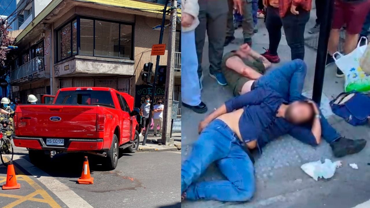 Detención ciudadana en Concepción: capturan a sujeto que chocó en estado de ebriedad