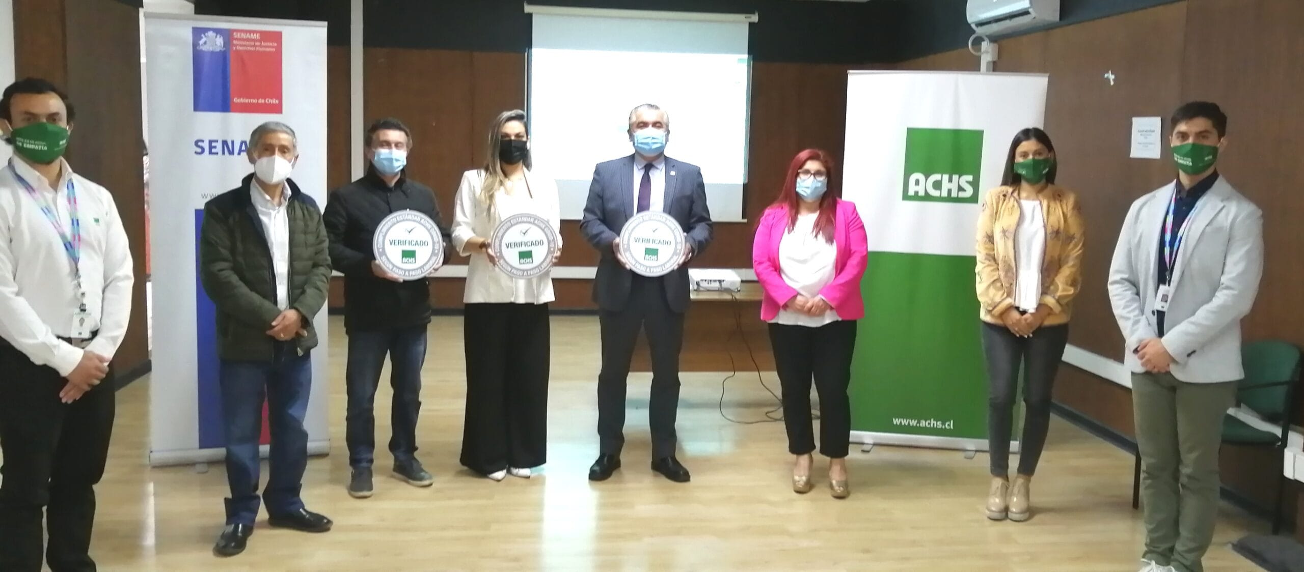 Sename Biobío es certificado con Sello COVID 19 por bajos niveles de contagio