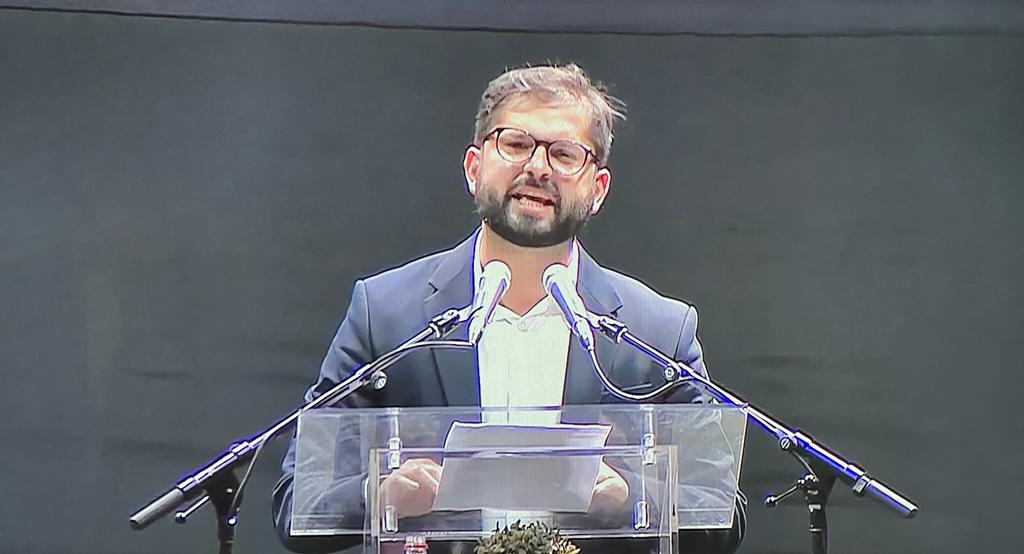 El presidente electo Gabriel Boric: “Hoy día la esperanza le ganó al miedo”