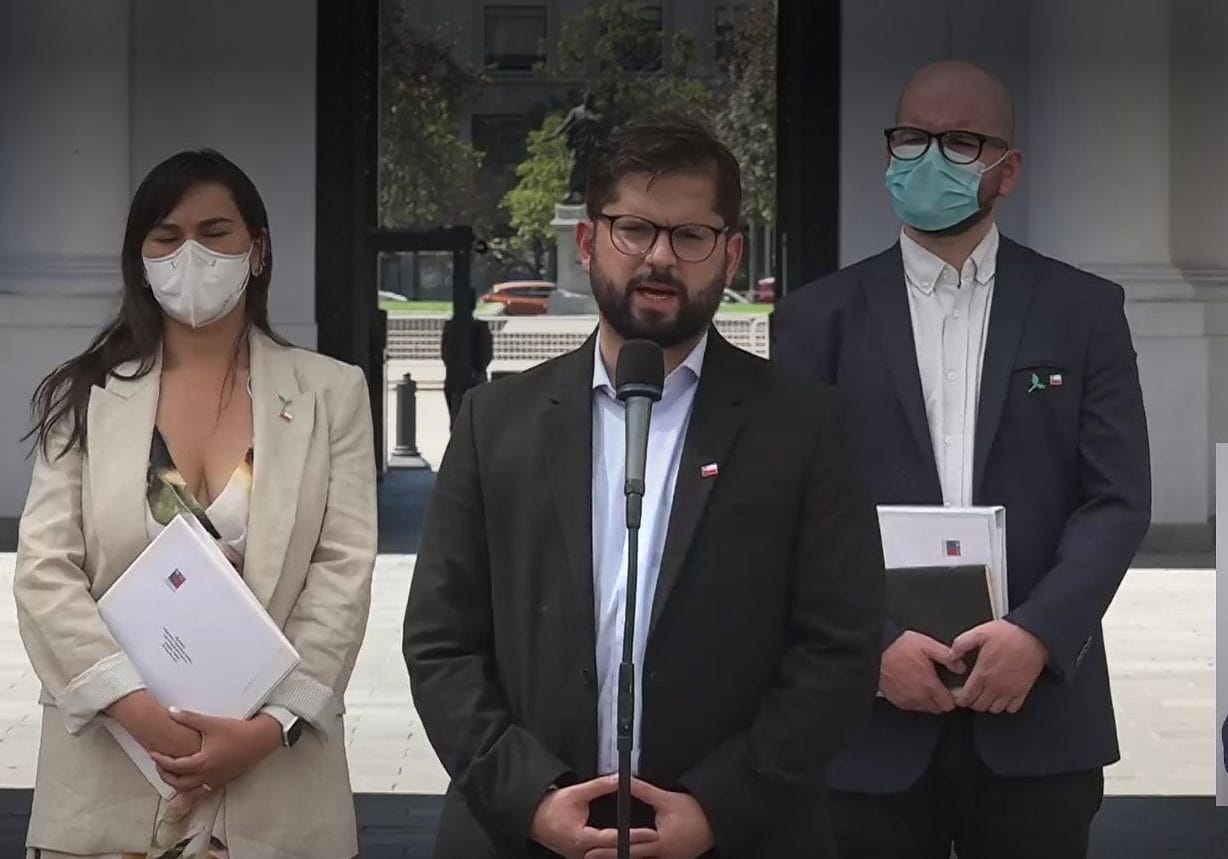 Gabriel Boric y su futuro gabinete: “Me gustaría contar con gente de regiones”