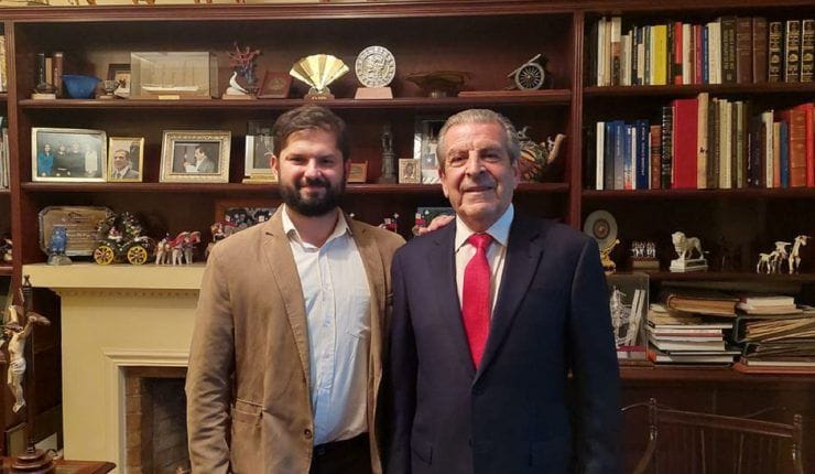 Gabriel Boric se reunió con ex presidente Eduardo Frei