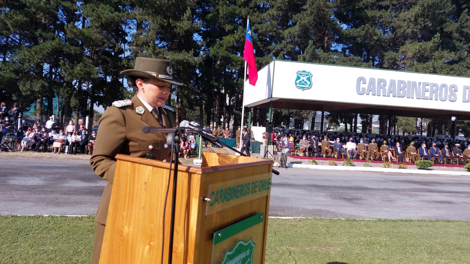 356 Carabineros egresan de Escuela de Suboficiales Concepción: Por primera vez la dirigió una mujer