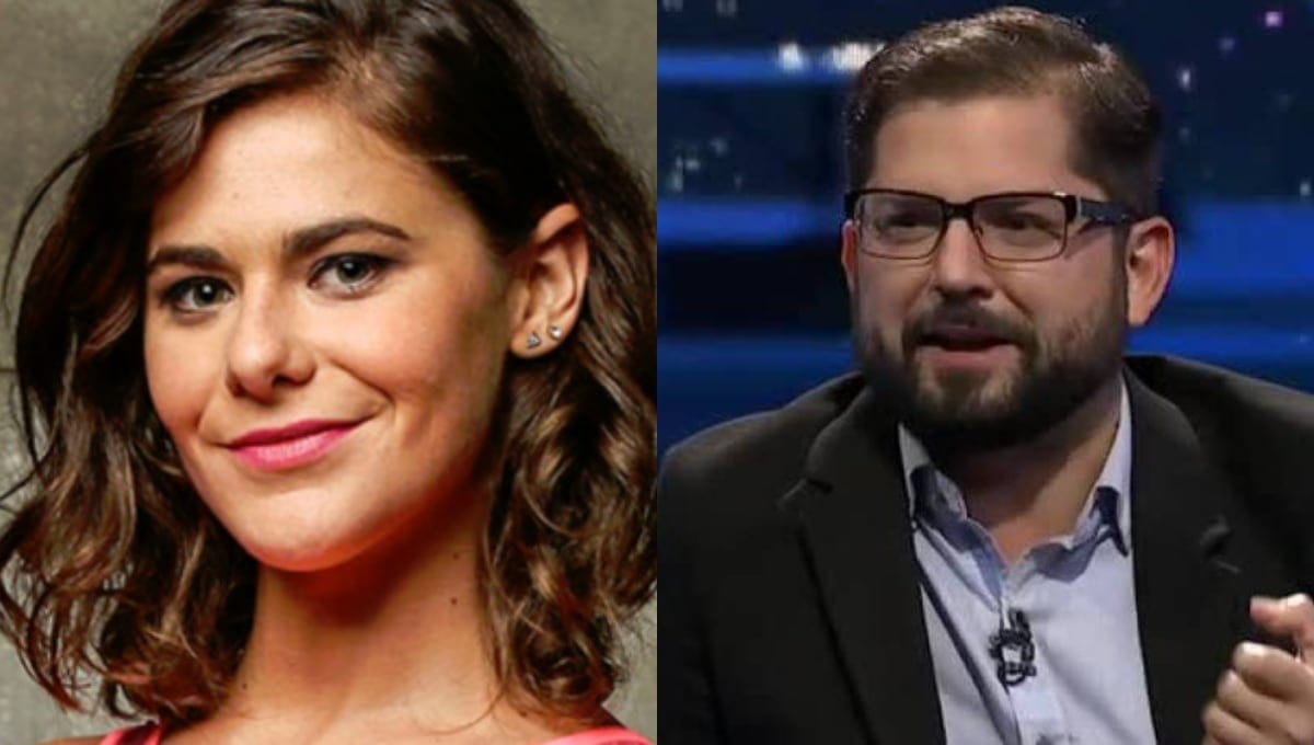 Montserrat Ballarín reaccionó a la confesión amorosa del candidato Gabriel Boric