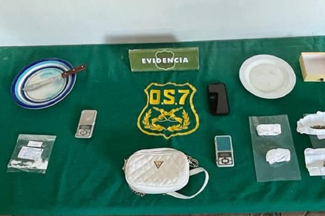 Desbaratan foco de tráfico de drogas que operaba a menos de una cuadra de un colegio en Coronel