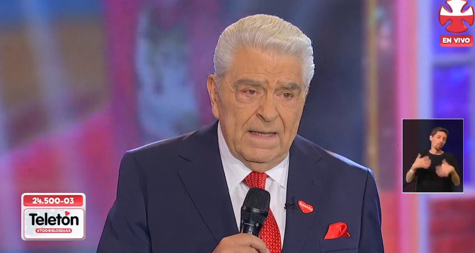 Don Francisco agradeció a quienes lo acompañaron los 43 años de la Teletón