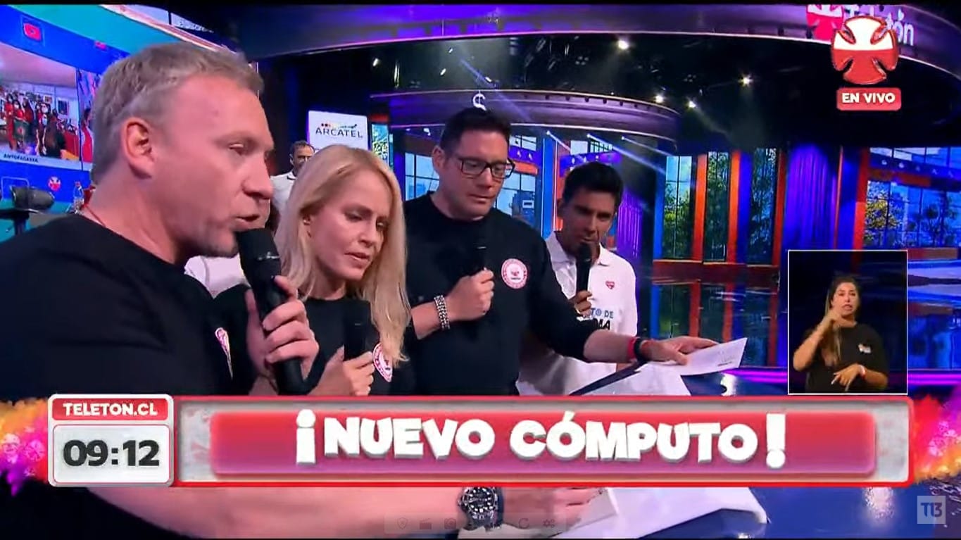 Todavía lejos de la meta: Entregan bajo cómputo matinal en Teletón 2021