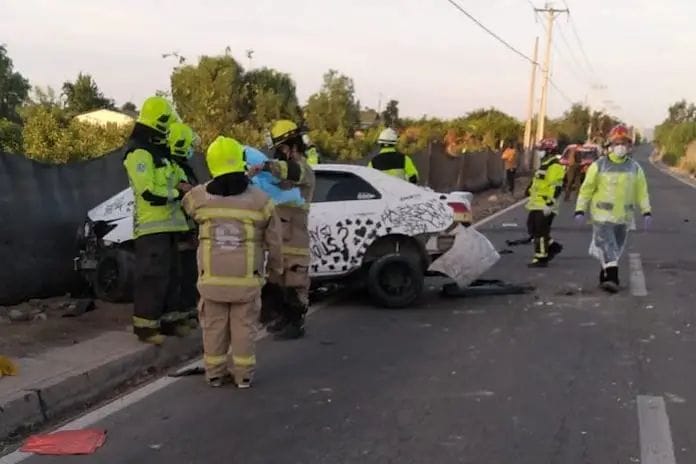 Dos personas muertas y tres heridas dejó accidente en Ovalle: conductor manejaba bajo efectos del alcohol