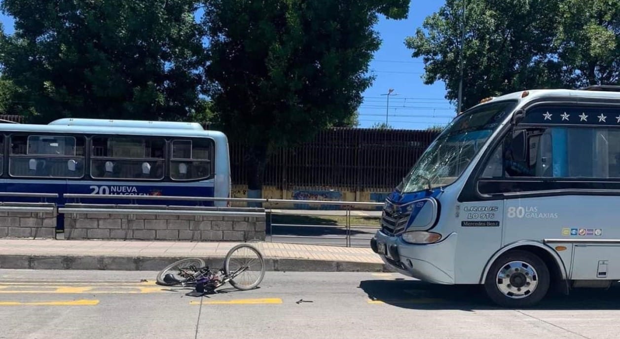 Ciclista murió tras ser atropellado a alta energía por taxibús en Talcahuano