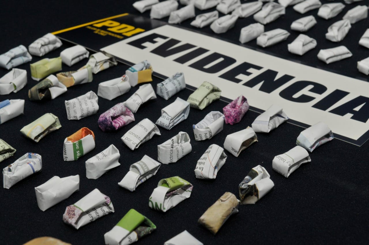 PDI logra decomisar 1.000 dosis de droga y detiene a dos personas en Talcahuano