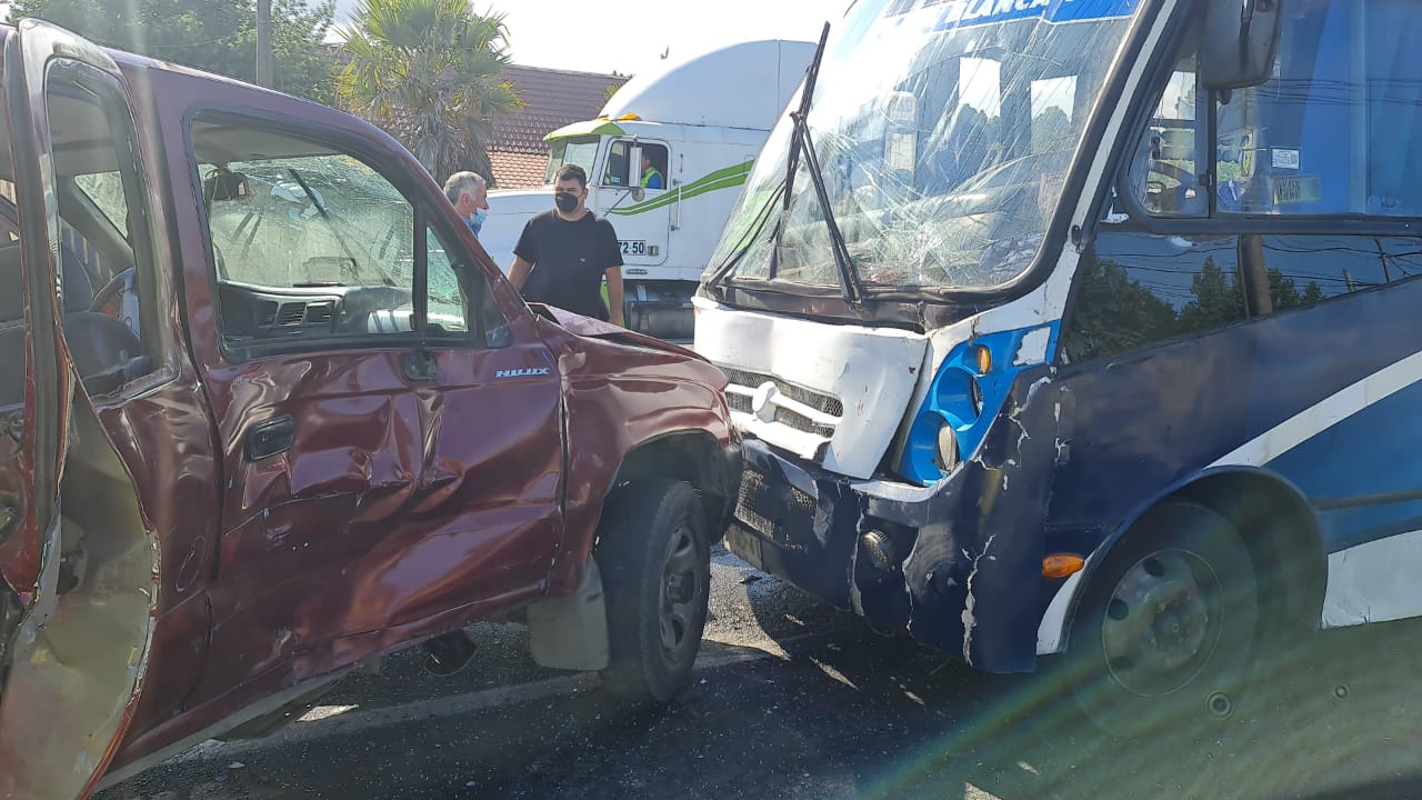 Múltiples heridos tras colisión en Ruta 160: Niña resultó con lesiones más complejas