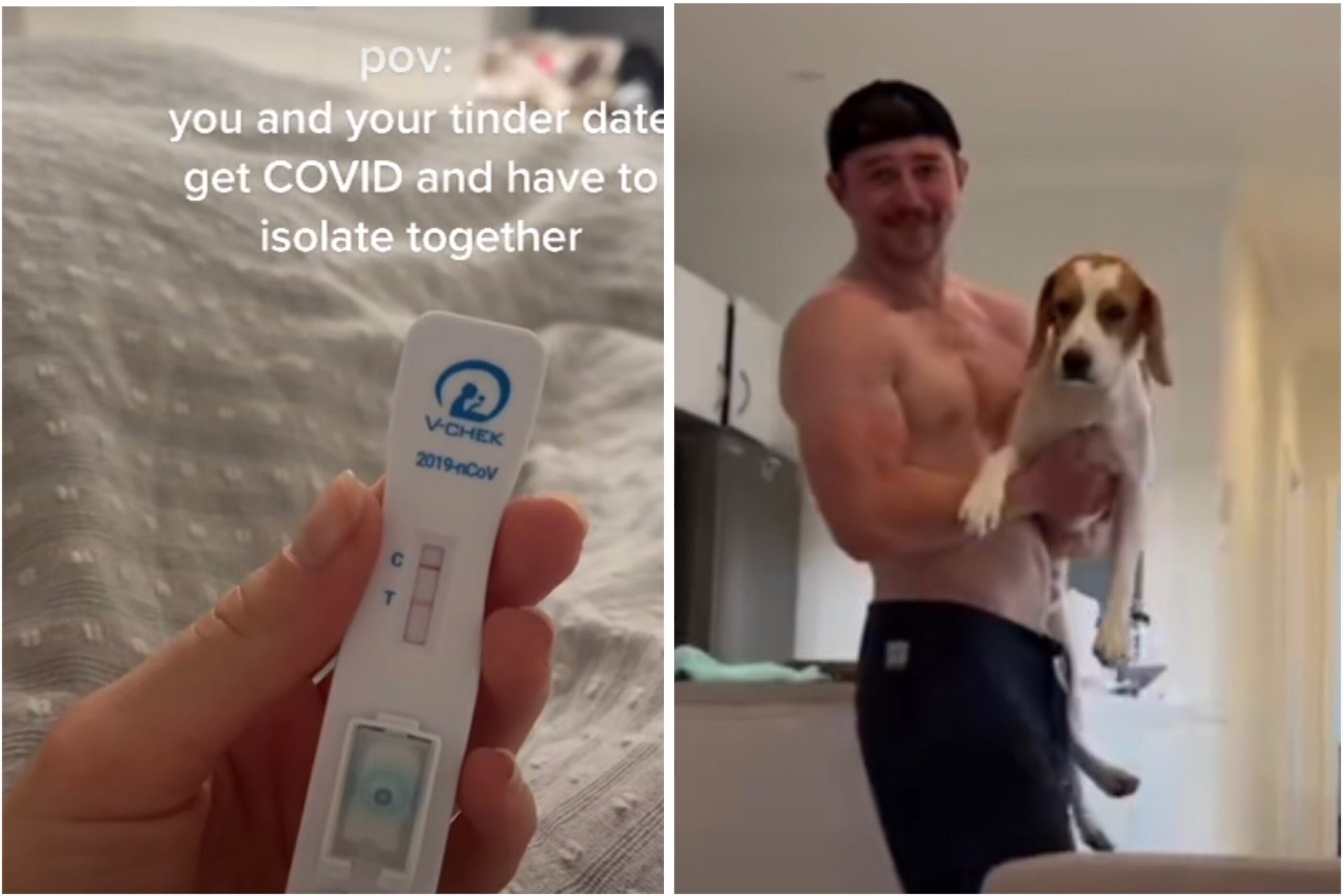 Mujer hizo cuarentena con cita de Tinder tras dar positivo a Covid-19