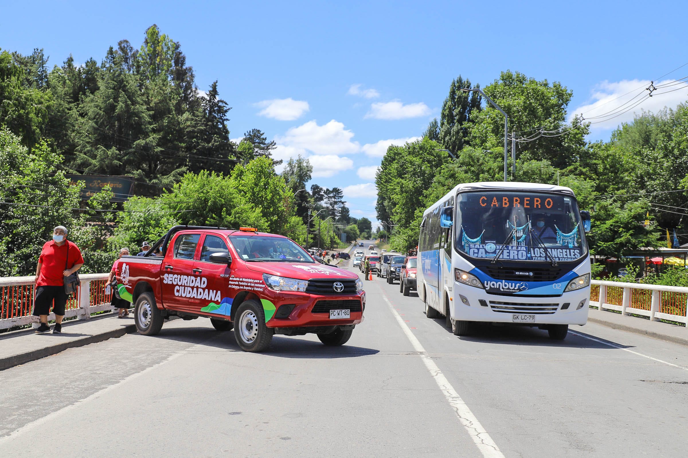 Con camionetas de patrullajes buscan potenciar la seguridad en los Saltos del Laja