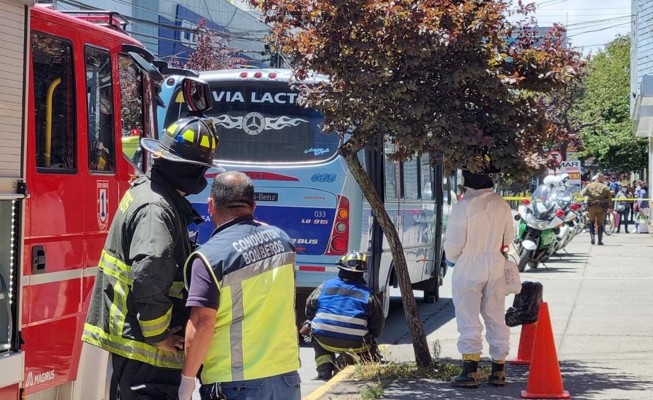 Mujer falleció tras ser atropellada por microbús en el centro de Concepción