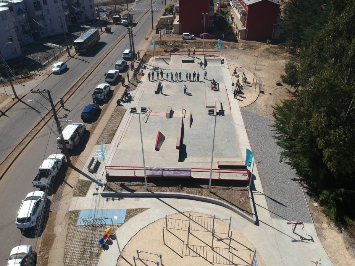 Talcahuano inauguró el primer skatepark de la comuna: tendrá 600 m2 de diversión