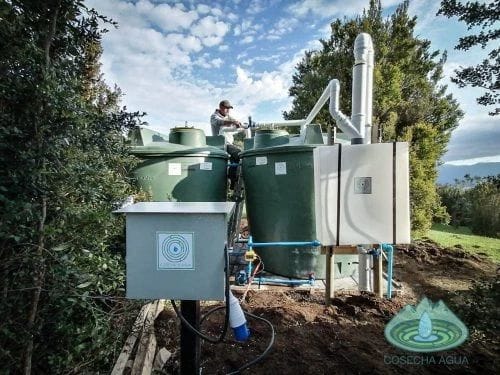 Emprendimiento del Biobío genera agua potable en escuelas rurales a través de la recolección de agua lluvia
