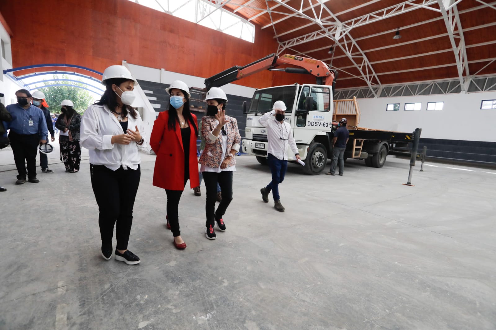 Restauran gimnasio municipal de Santa Juana: sería entregado en los próximos meses