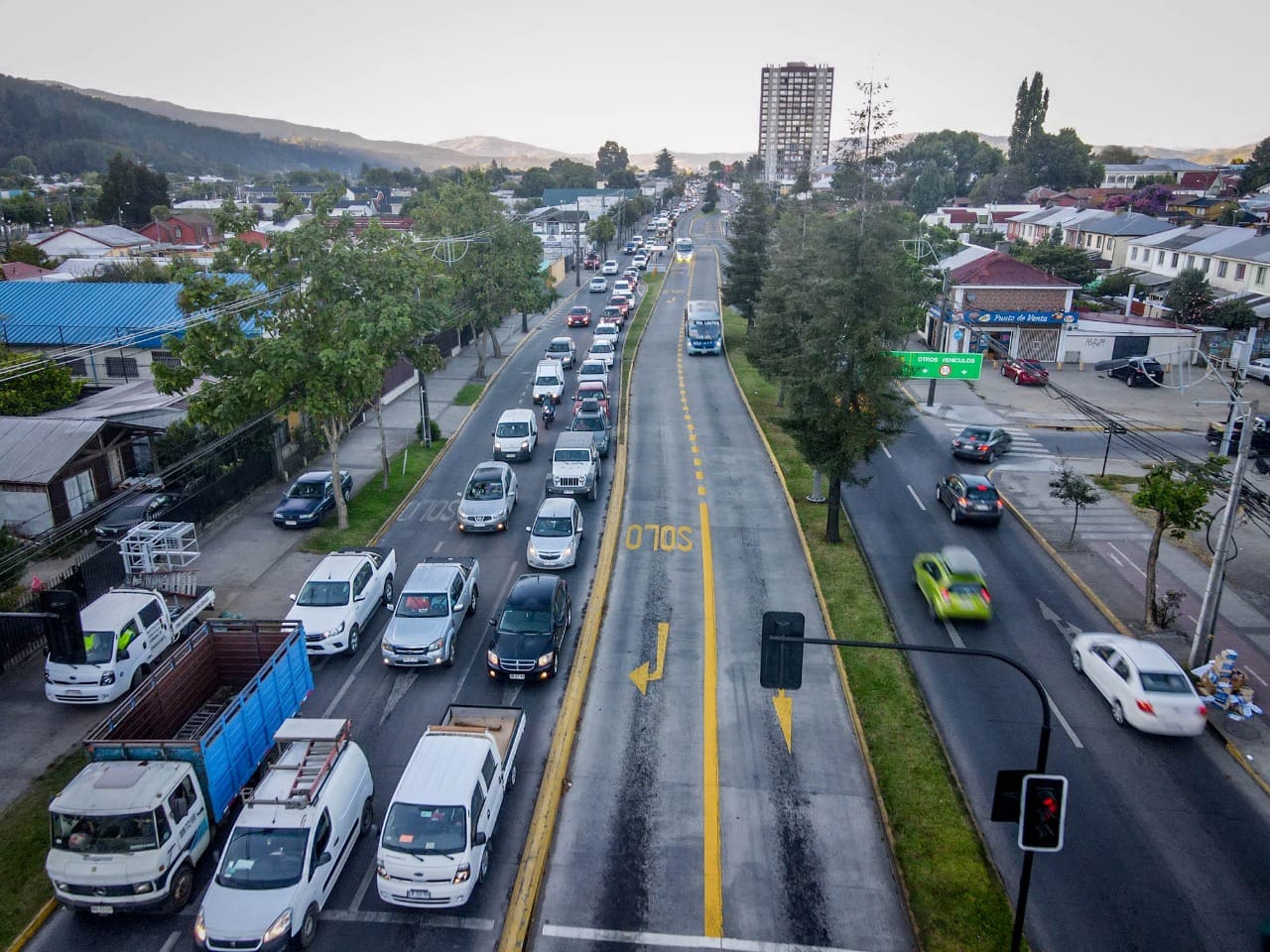 Congestión vehicular: alcalde de Chiguayante propone plan de acción para disminuir los tacos en horas punta