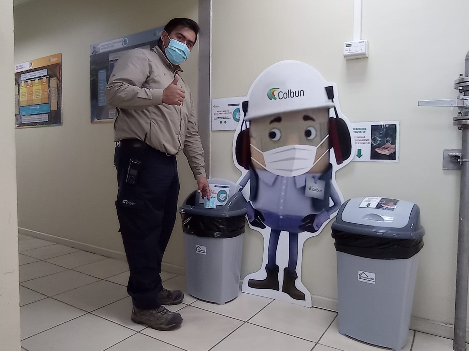 Alianza entre Universidad de Concepción y Colbún permite reciclar cerca de 8.000 mascarillas