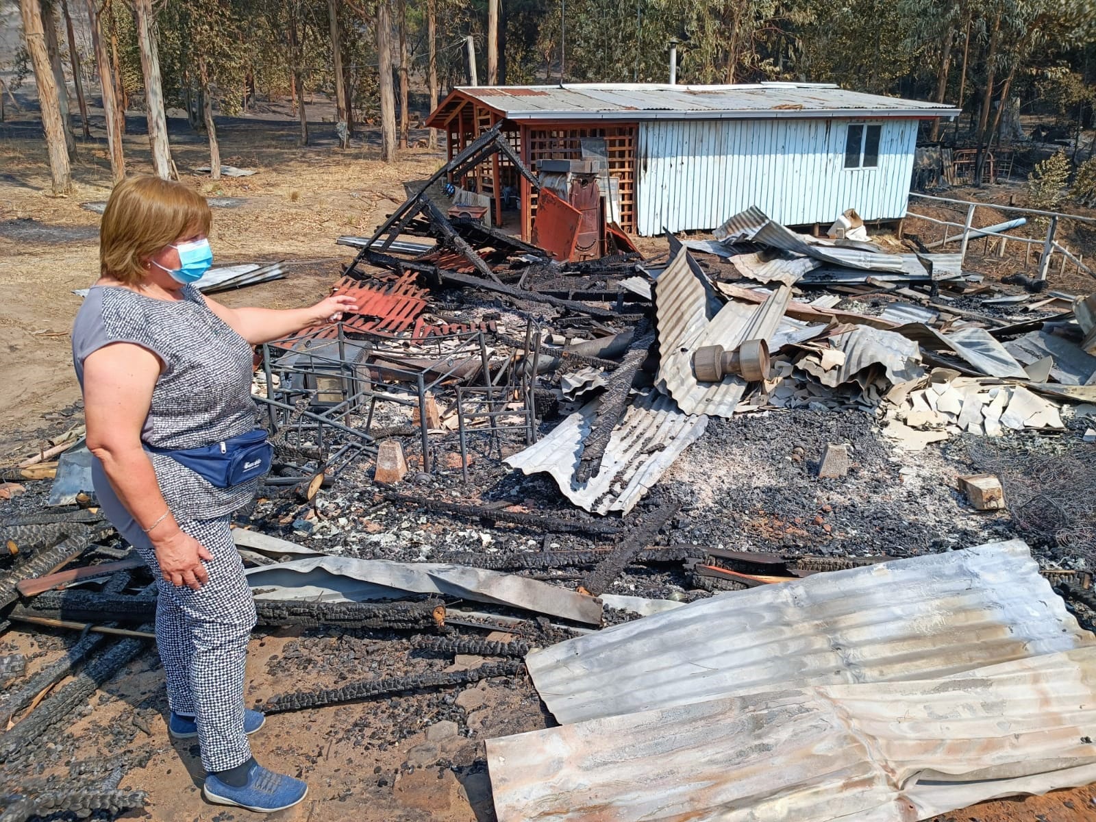 Levantan catastro para ayudar a agricultores afectados por incendio forestal en Yumbel