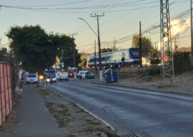 Una persona fue atropellada por el Biotren en Talcahuano