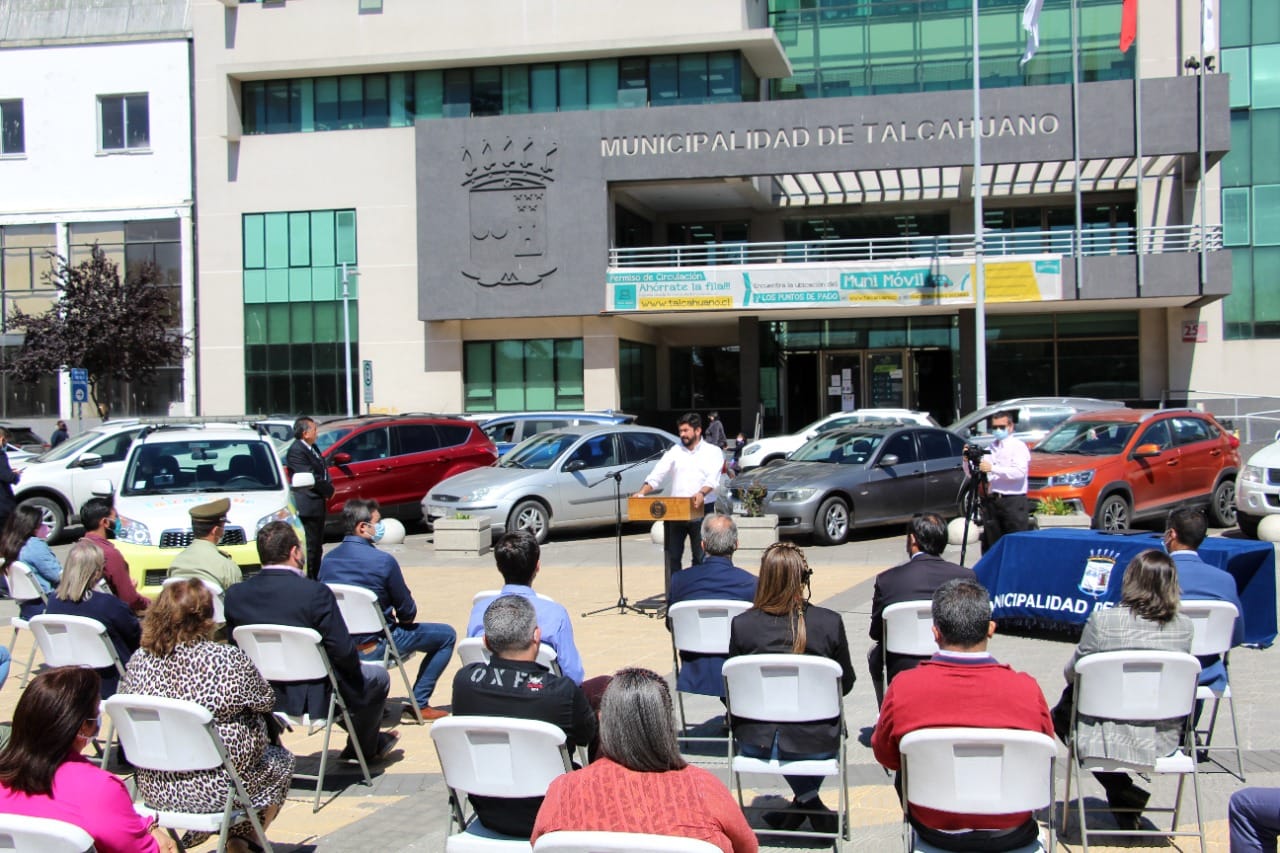 Talcahuano equipa móviles de seguridad con lectores de patentes para reconocer autos robados