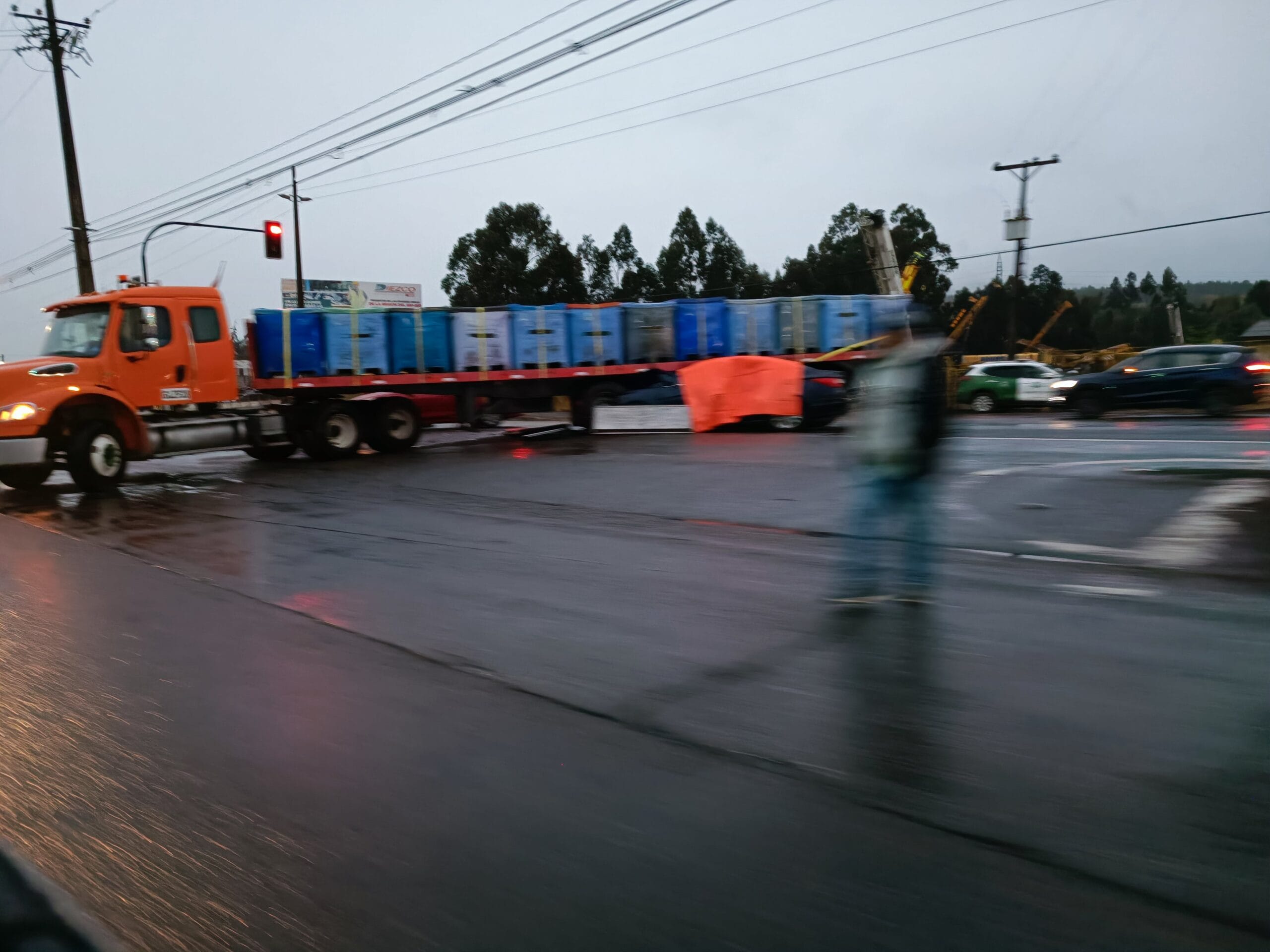 Fatal accidente genera gigantesco taco en dirección Coronel – Concepción por la Ruta 160