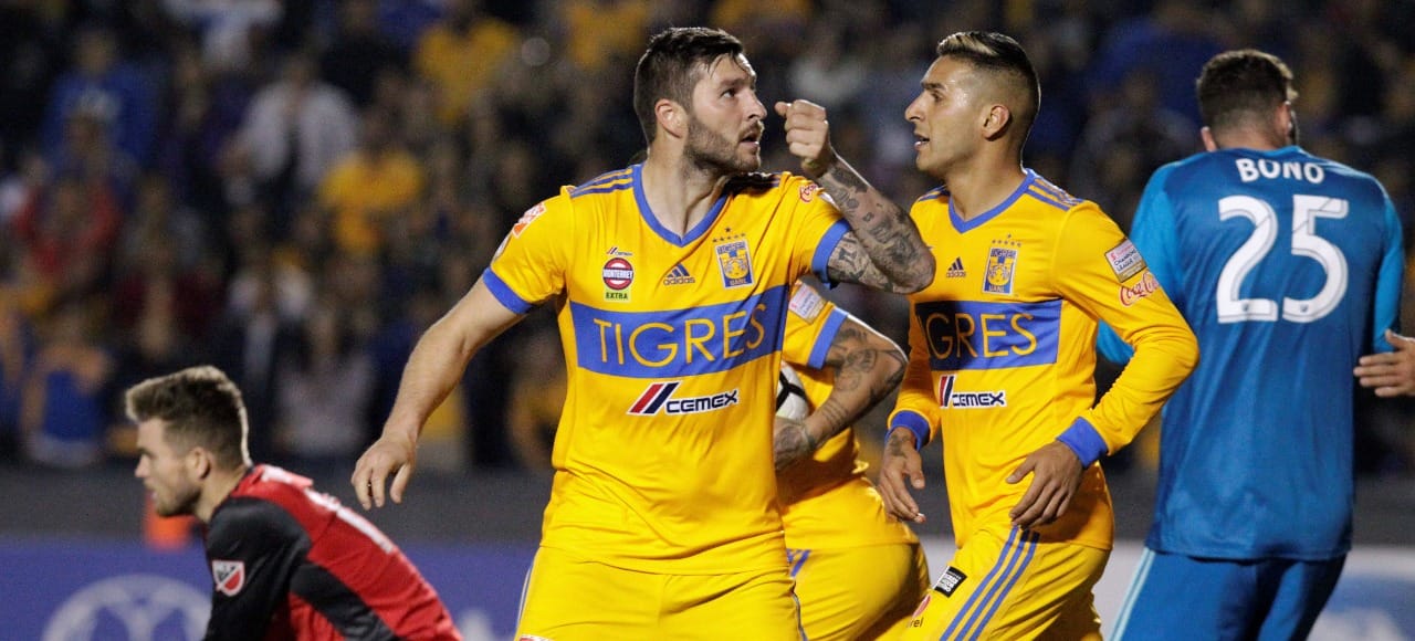 Sebastián Vegas no pudo celebrar en el clásico entre Monterrey y Tigres