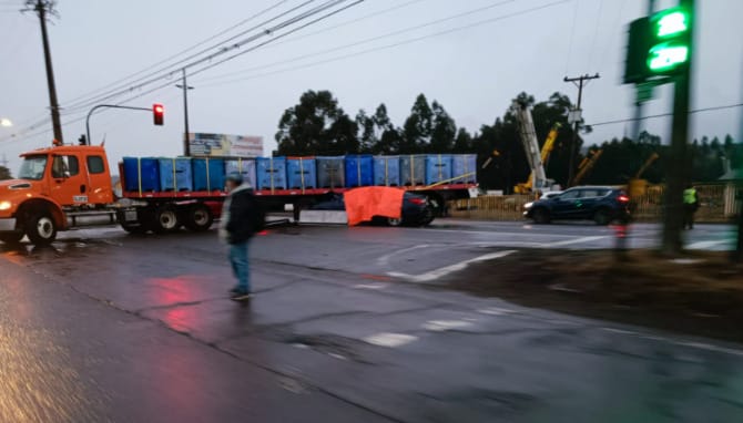 Encuentran arma de fuego en víctima de fatal de accidente que causó enorme taco en Ruta 160