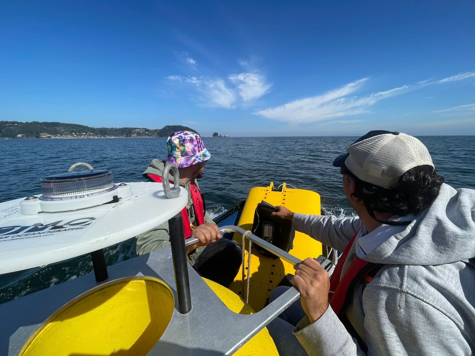 COPAS Coastal monitoreó Bahía de Coliumo para estudiar la incidencia de los eventos extremos