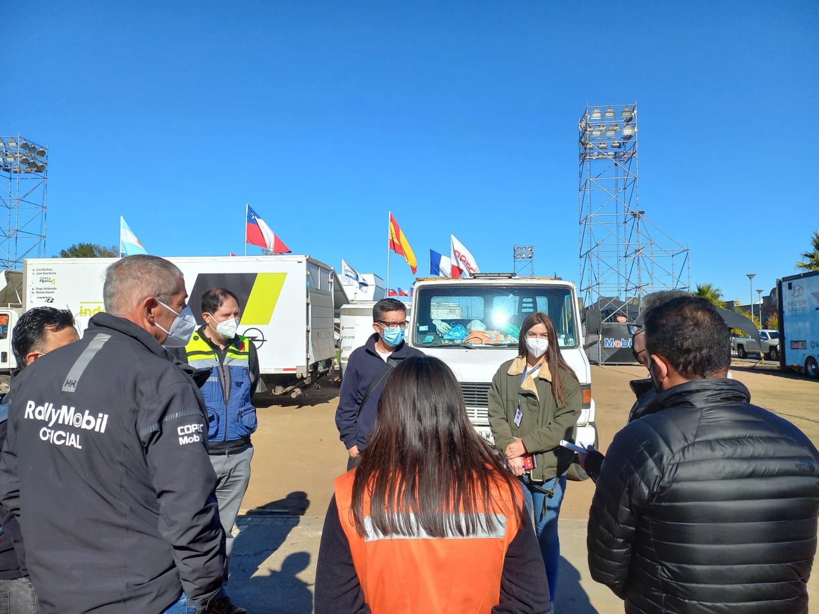 Supervisan manejo de residuos y protocolos Covid en Rally Mobil 2022