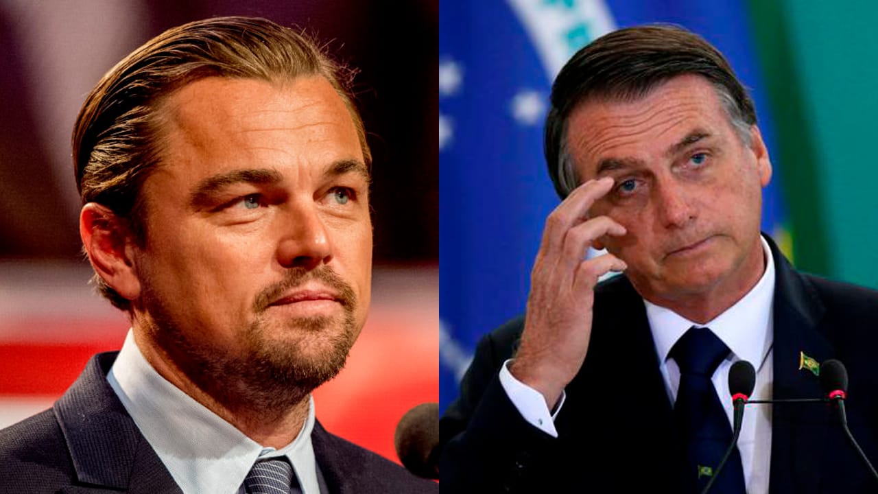 Bolsonaro criticó a Leonardo Dicaprio tras mensaje del actor por el Amazonas