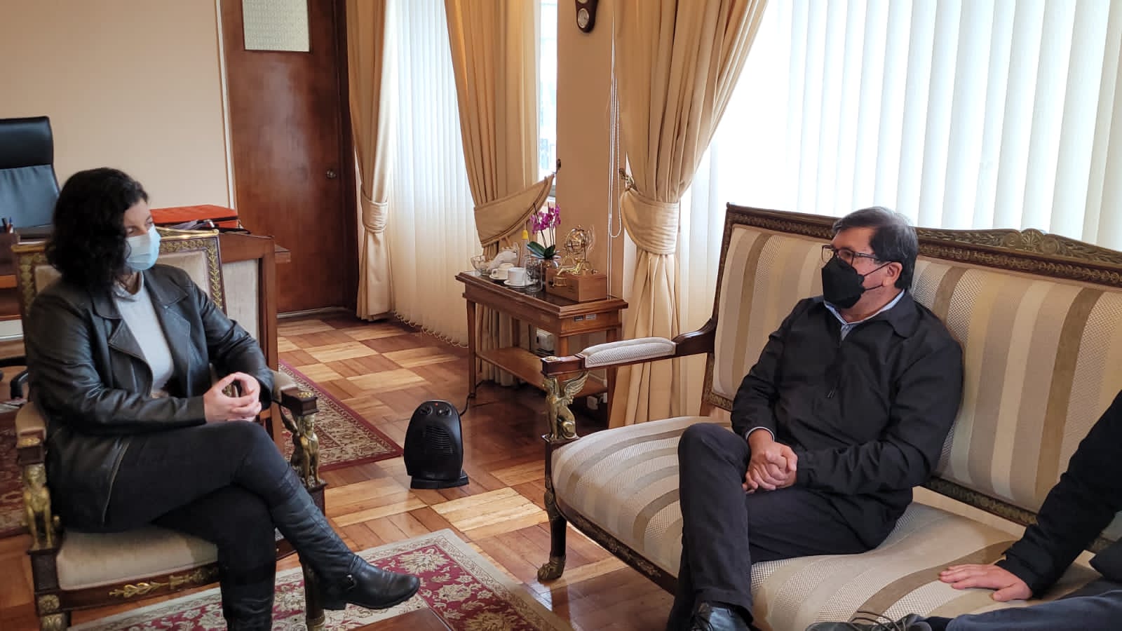 Humberto Toro, nuevo delegado presidencial de Arauco, se reunió con Daniela Dresdner para iniciar funciones