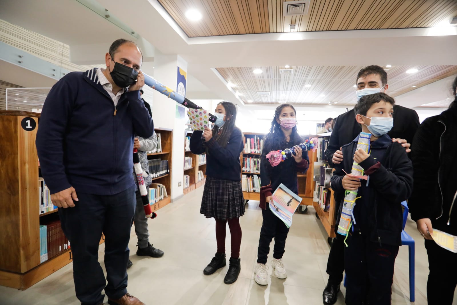 Inauguran moderna Biblioteca Municipal para los estudiantes en Lebu